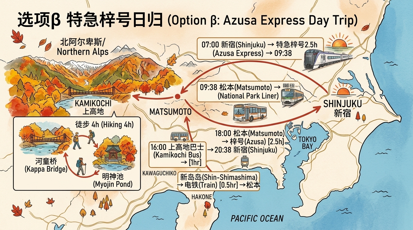 选项β路线图